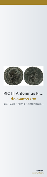 RIC III Antoninus Pius 979A — CANOA