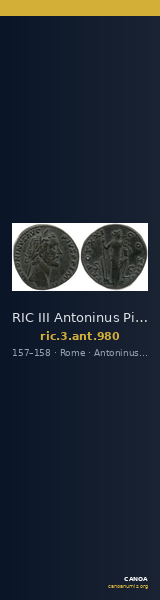RIC III Antoninus Pius 980 — CANOA