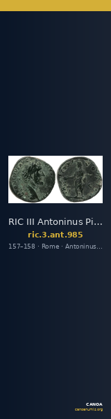 RIC III Antoninus Pius 985 — CANOA