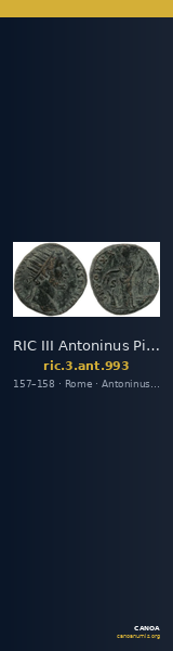 RIC III Antoninus Pius 993 — CANOA