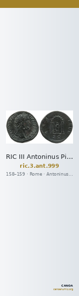 RIC III Antoninus Pius 999 — CANOA