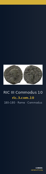 RIC III Commodus 10 — CANOA