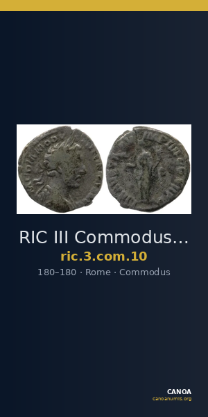 RIC III Commodus 10 — CANOA