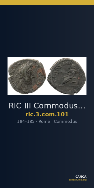 RIC III Commodus 101 — CANOA
