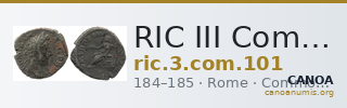 RIC III Commodus 101 — CANOA