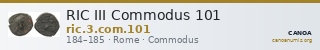 RIC III Commodus 101 — CANOA