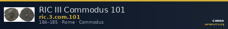 RIC III Commodus 101 — CANOA
