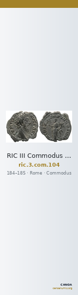 RIC III Commodus 104 — CANOA