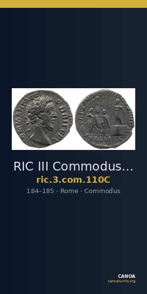 RIC III Commodus 110C — CANOA