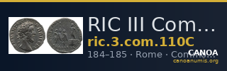 RIC III Commodus 110C — CANOA