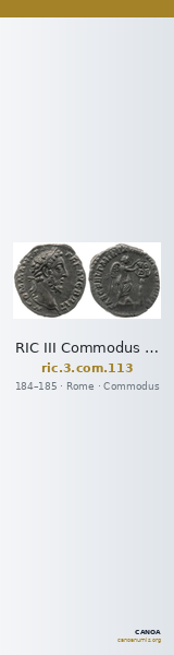 RIC III Commodus 113 — CANOA