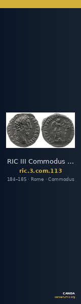 RIC III Commodus 113 — CANOA