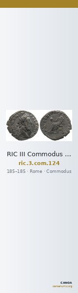 RIC III Commodus 124 — CANOA