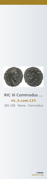 RIC III Commodus 125 — CANOA