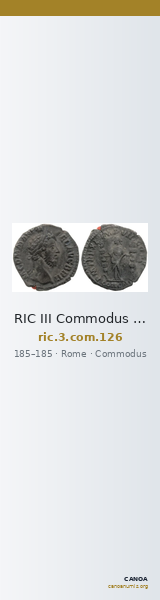 RIC III Commodus 126 — CANOA