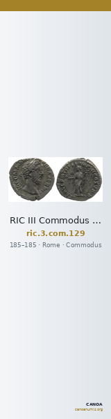 RIC III Commodus 129 — CANOA
