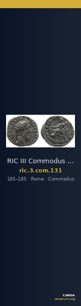 RIC III Commodus 131 — CANOA