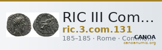 RIC III Commodus 131 — CANOA