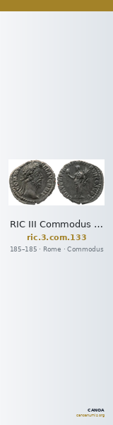 RIC III Commodus 133 — CANOA