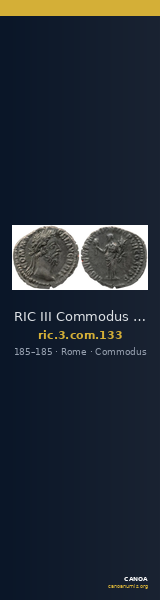 RIC III Commodus 133 — CANOA