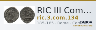 RIC III Commodus 134 — CANOA