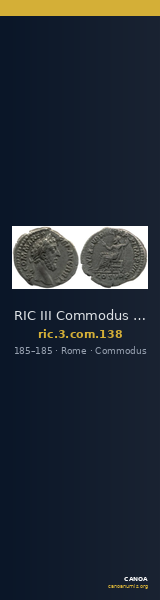 RIC III Commodus 138 — CANOA
