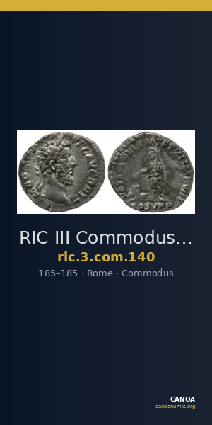 RIC III Commodus 140 — CANOA