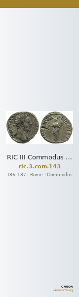 RIC III Commodus 143 — CANOA