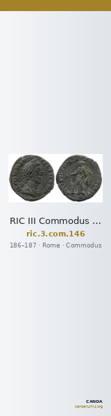RIC III Commodus 146 — CANOA