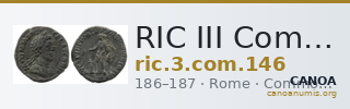 RIC III Commodus 146 — CANOA