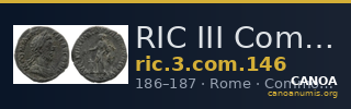 RIC III Commodus 146 — CANOA