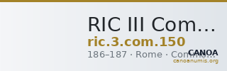 RIC III Commodus 150 — CANOA