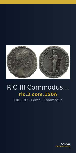 RIC III Commodus 150A — CANOA