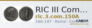 RIC III Commodus 150A — CANOA