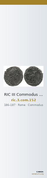 RIC III Commodus 152 — CANOA