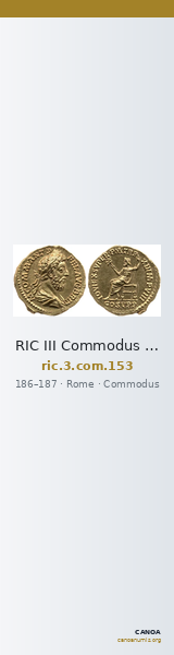 RIC III Commodus 153 — CANOA