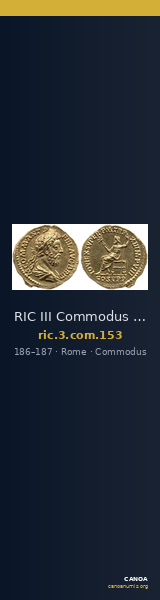 RIC III Commodus 153 — CANOA