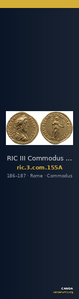RIC III Commodus 155A — CANOA