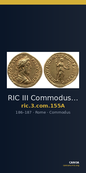 RIC III Commodus 155A — CANOA