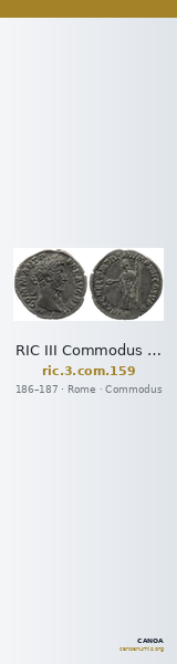 RIC III Commodus 159 — CANOA