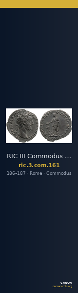 RIC III Commodus 161 — CANOA