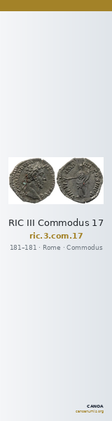 RIC III Commodus 17 — CANOA