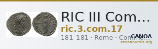 RIC III Commodus 17 — CANOA