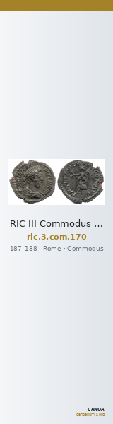 RIC III Commodus 170 — CANOA