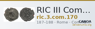 RIC III Commodus 170 — CANOA