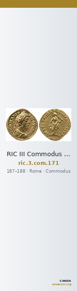 RIC III Commodus 171 — CANOA