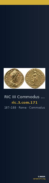 RIC III Commodus 171 — CANOA