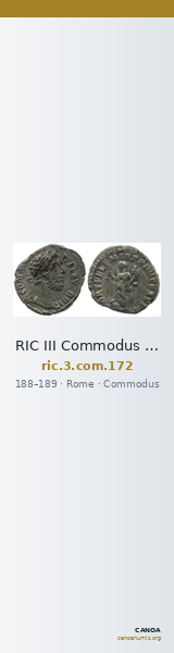 RIC III Commodus 172 — CANOA