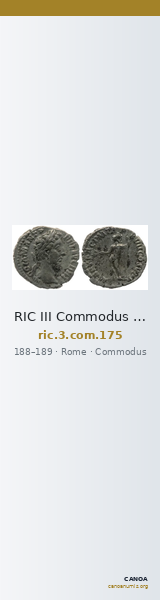RIC III Commodus 175 — CANOA