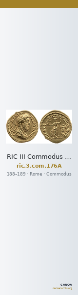 RIC III Commodus 176A — CANOA